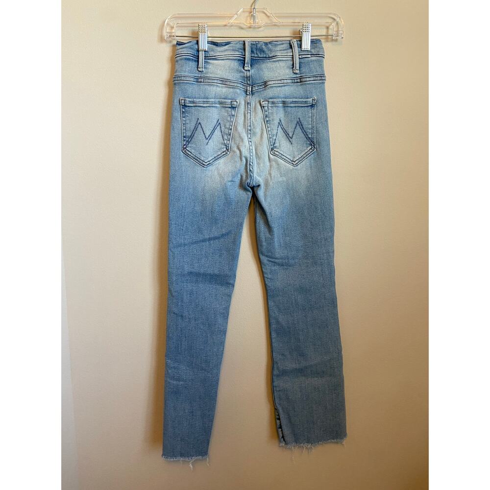 Mother The Hustler Ankle Fray Au Revoir Jeans Size 24 - Picture 6 of 7